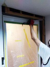 頭の真上からシャワーをたっぷり浴びて気分爽快♪　目黒区M様邸